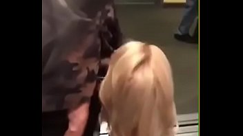 masturbating guy with blonde vibrator jerking while Tiny blonde tied up and ass fucked in public