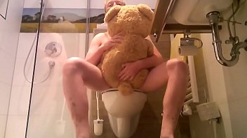 bear rimming gay Muscle woman amazon position