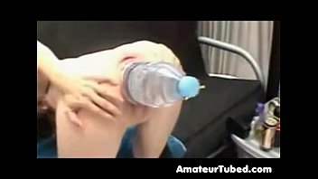 in inserted bottle pussy evian Back home prison and fucked me