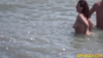 slut voyeur beach stranger Naughty bikini dare